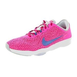 Nike training zoom fit pink sneakers